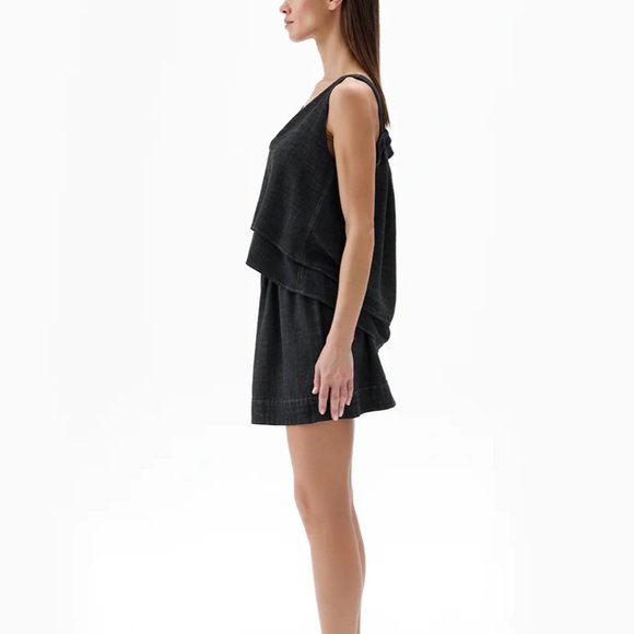 IKIKIZ Black tank blouse - Picture 4 of 12